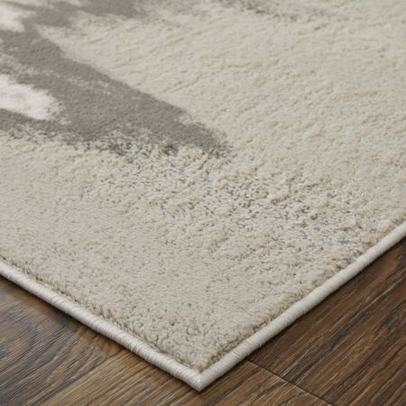 Micah Zap Ivory Silver 10 0  x 13 2  Area Rug