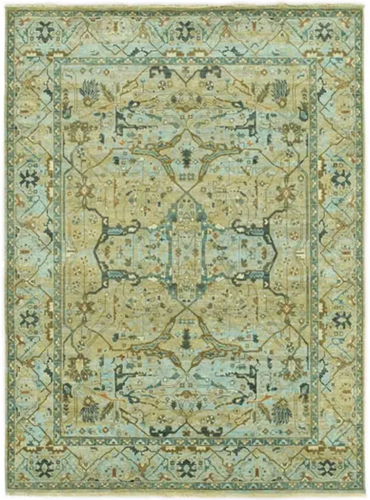 Hand Knotted Area Rug