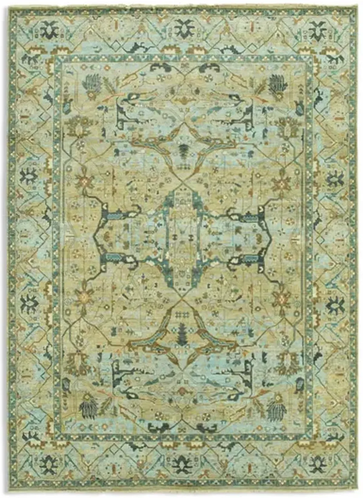 Hand Knotted Area Rug