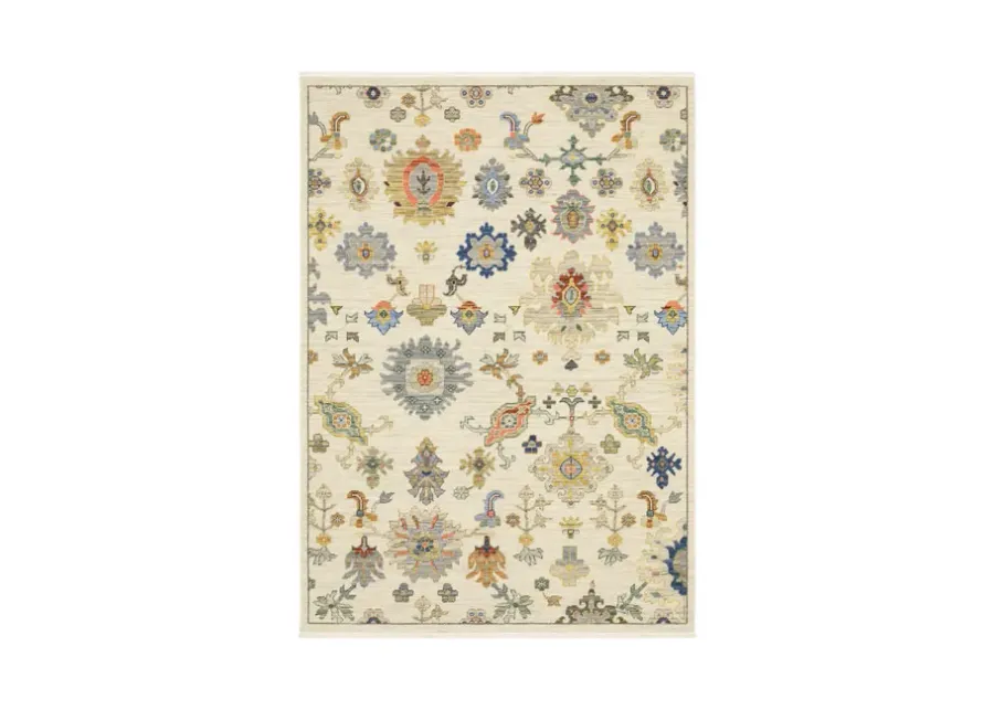 Lucca Ivory 9 10  x 12 1  Area Rug