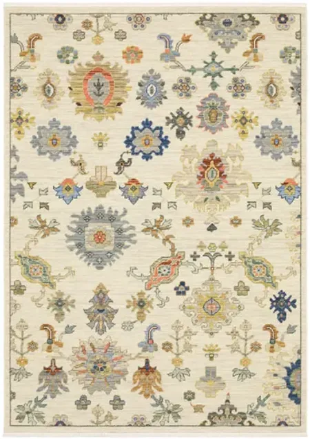 Lucca Ivory 9 10  x 12 1  Area Rug