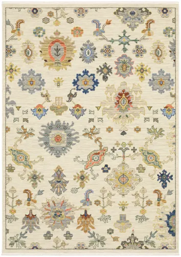 Lucca Ivory 9 10  x 12 1  Area Rug
