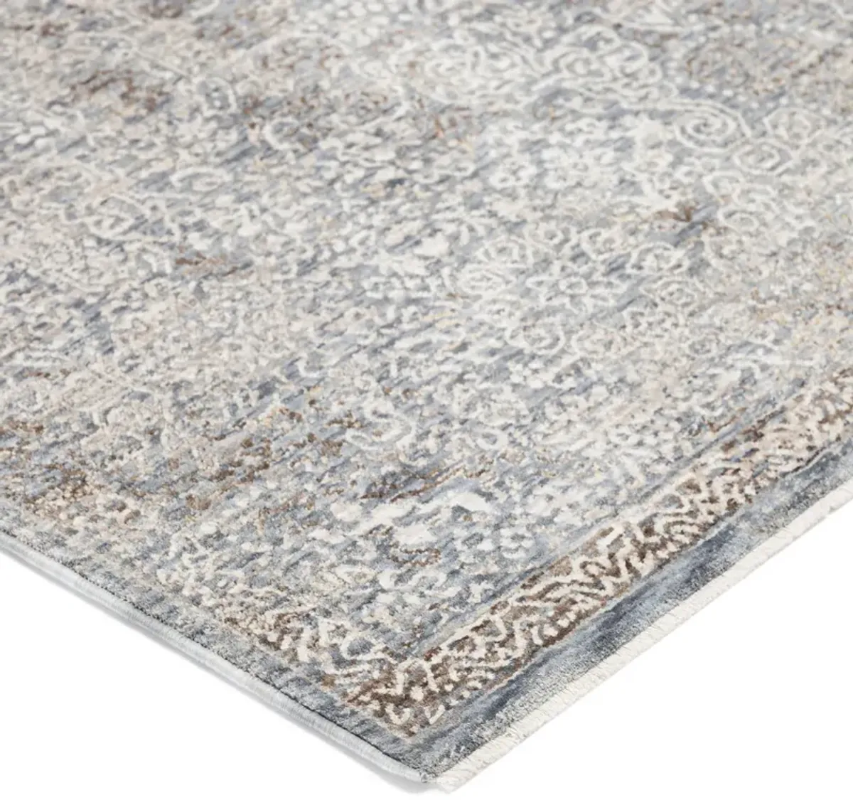 Vienna Denim Area Rug - 9 0  x 13 2 