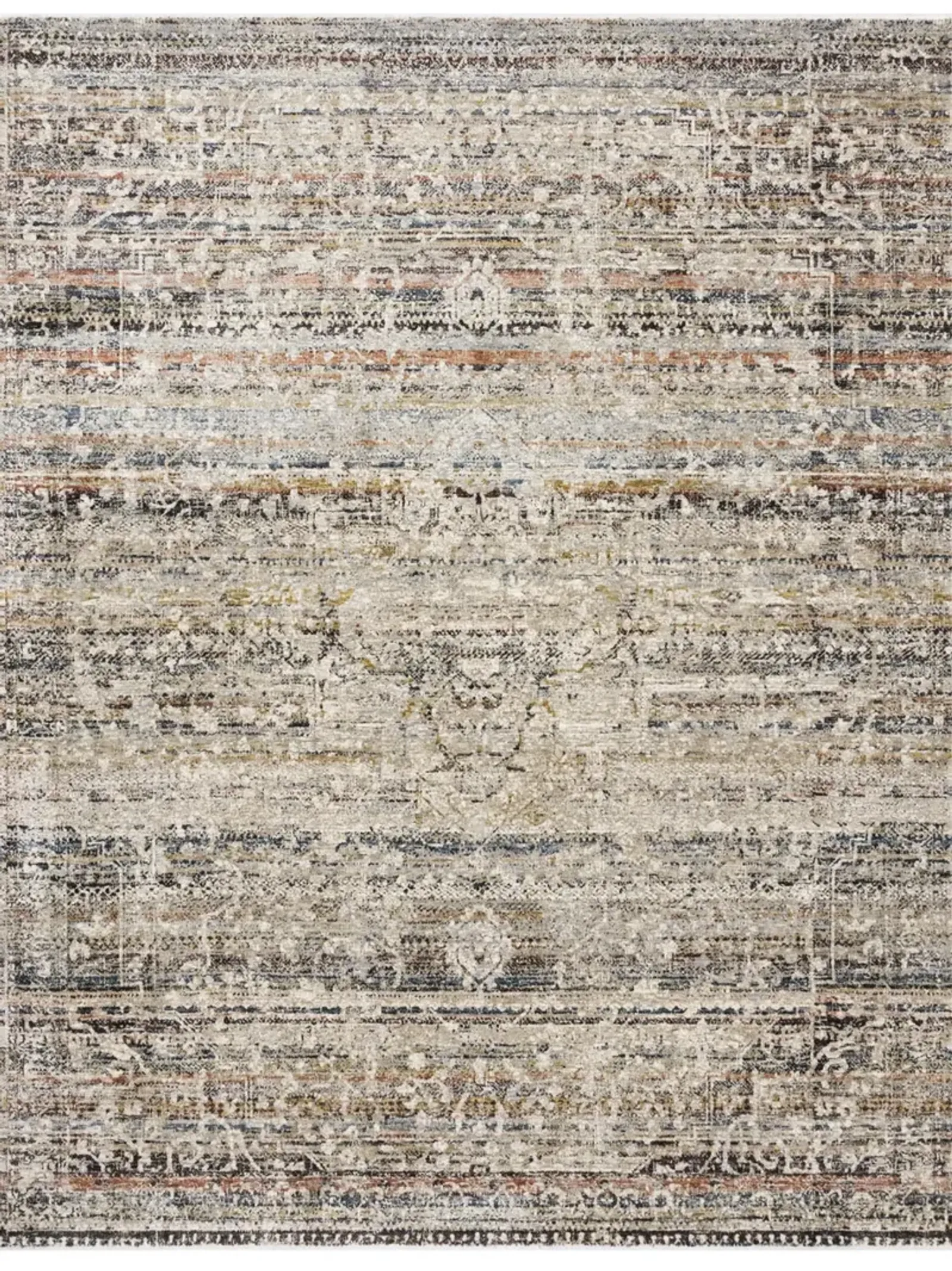 Theia Taupe Multi Area Rug - 11 6  X 16 0 