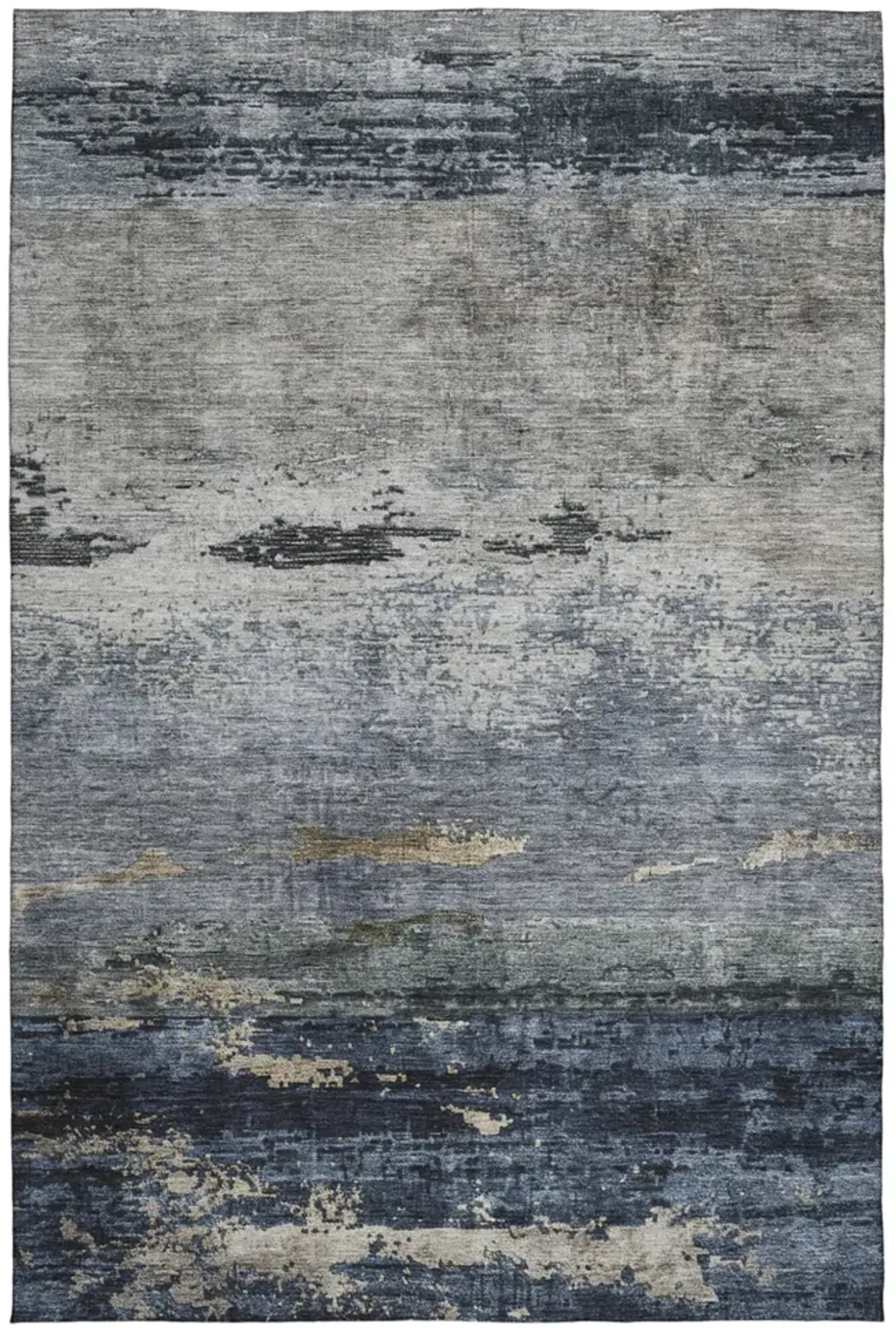 Nouveau Navy Area Rug - 10 0  X 14 0 