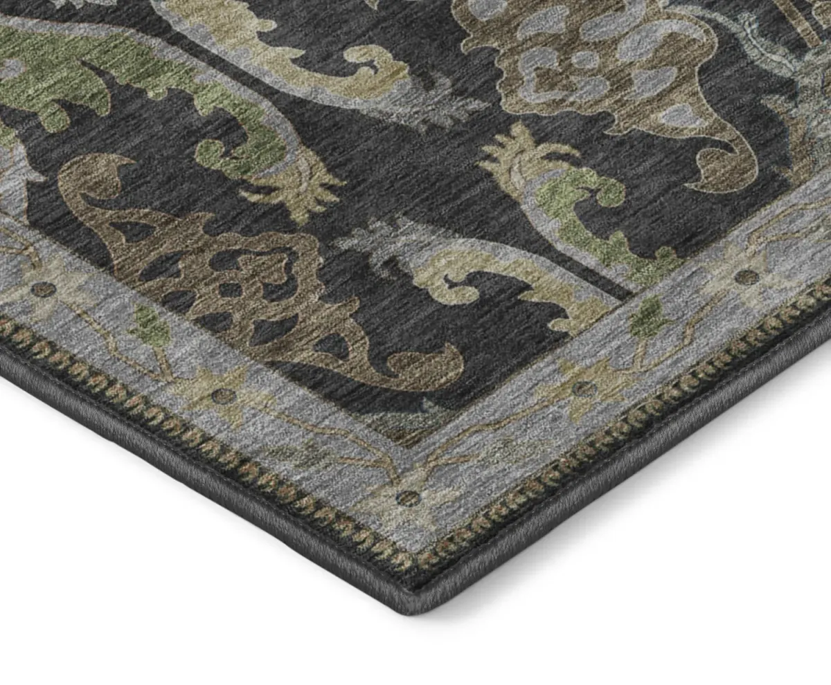 Hatay Black Area Rug - 10 0  X 14 0 