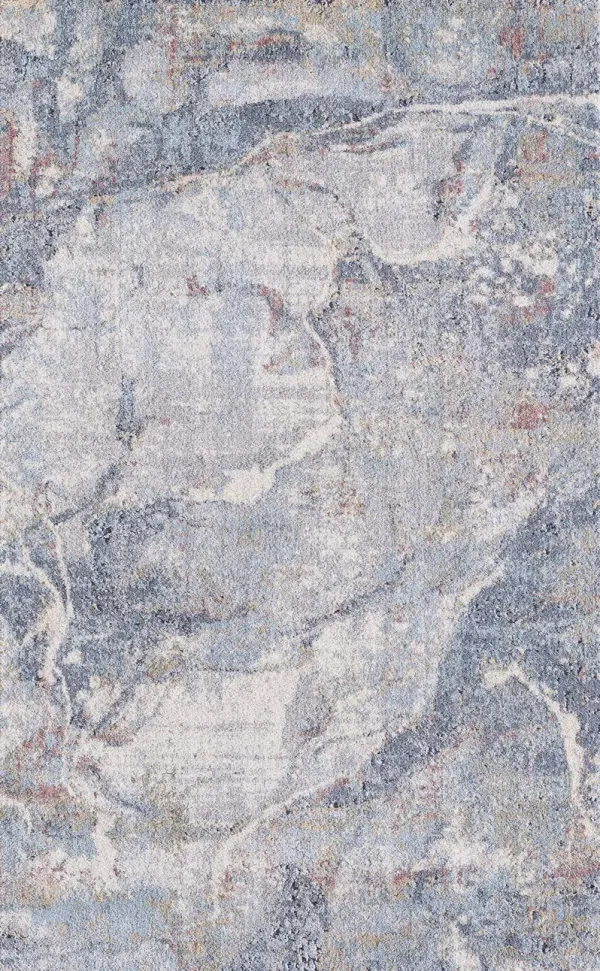 Solana Ivory Grey Landscape Area Rug - 10 0  X 14 0