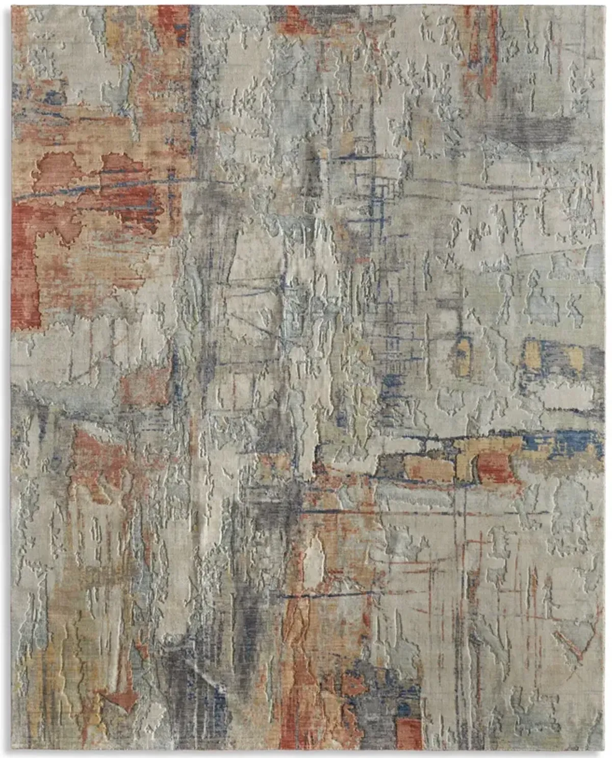 Jaxson Terra Ivory Multi Area Rug - 10 0  X 14 0 