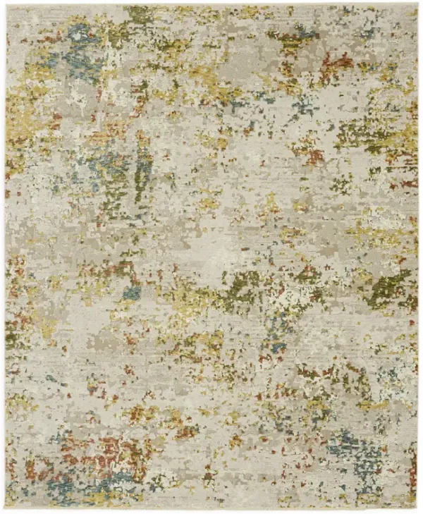 Memento Sentimental Beige Area Rug - 9 0  X 12 0 