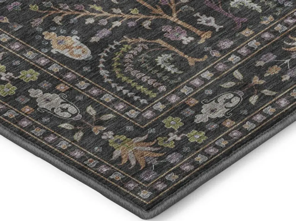 Hatay Black Washable Area Rug - 10 0  X 14 0 