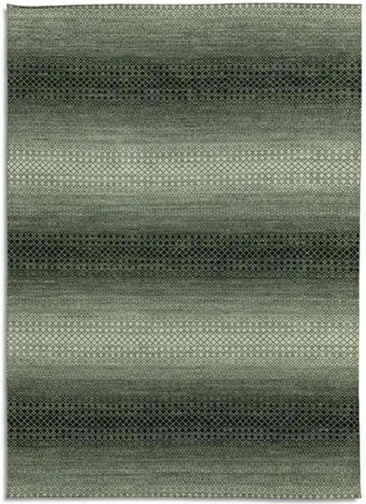 Rainbow Hand Knotted Area Rug - 9 6  X 13 6 