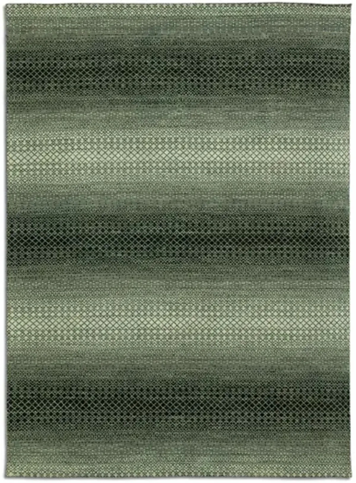 Rainbow Hand Knotted Area Rug - 9 6  X 13 6 