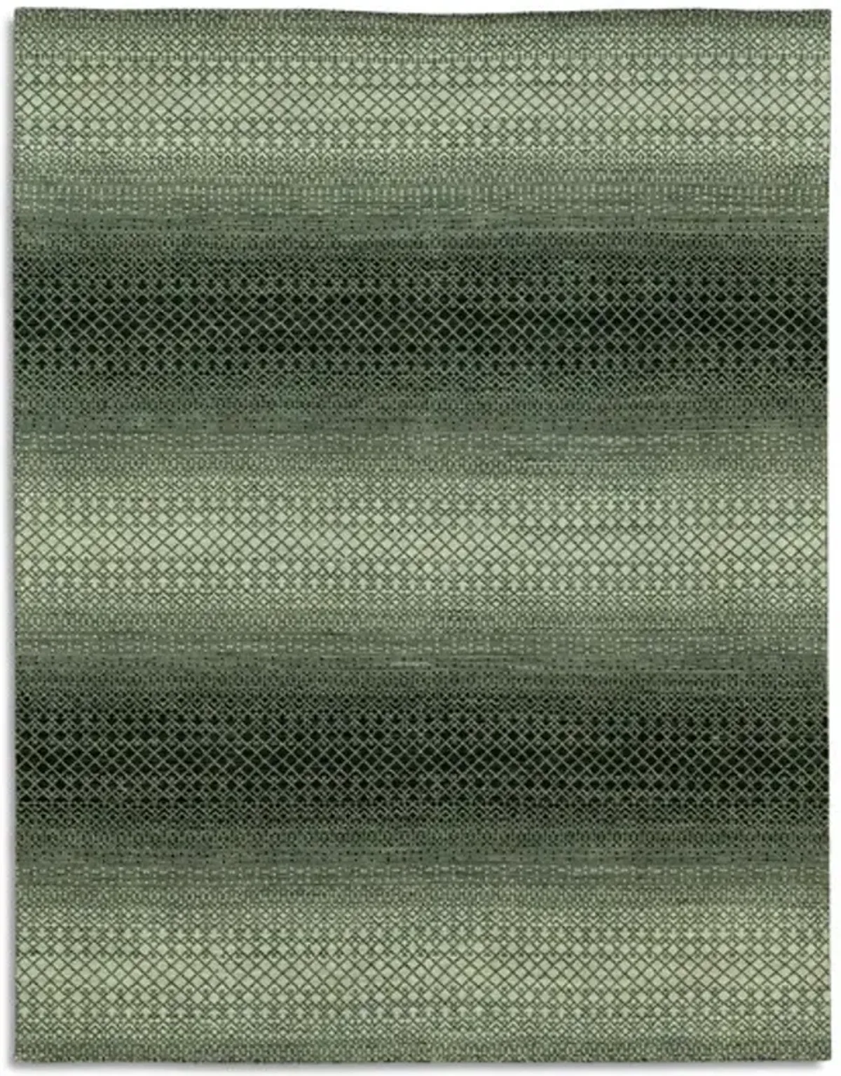 Rainbow Hand Knotted Area Rug - 8 6  X 11 6 