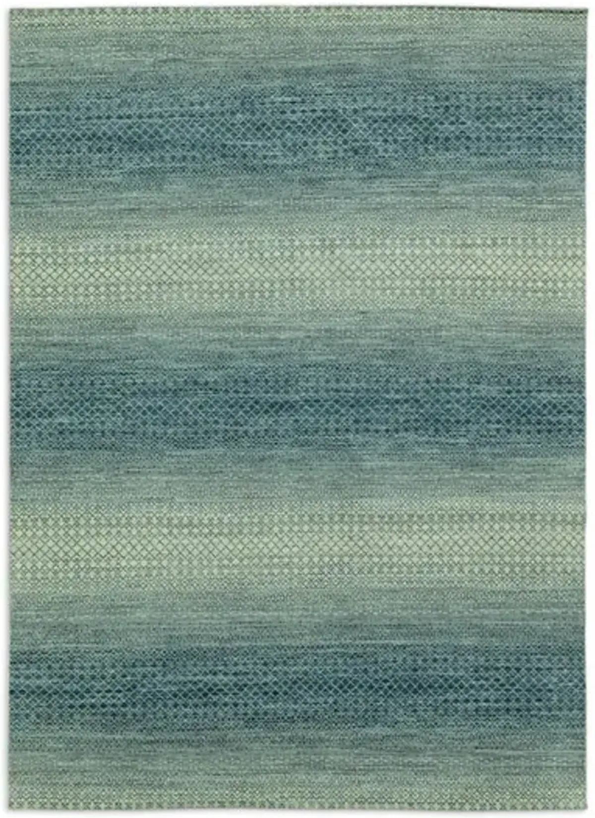 Rainbow Hand Knotted Area Rug - 9 6  X 13 6 