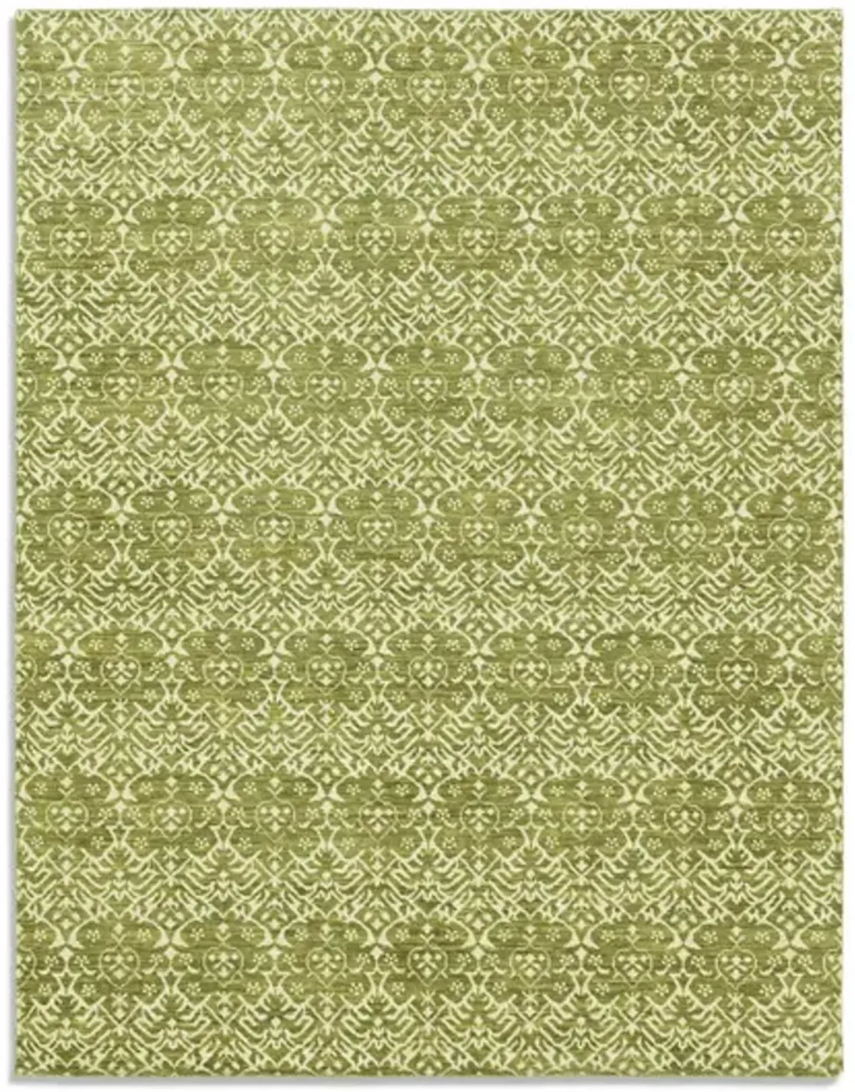 Modern Hand Knotted Area Rug - 8 6  x 11 6 