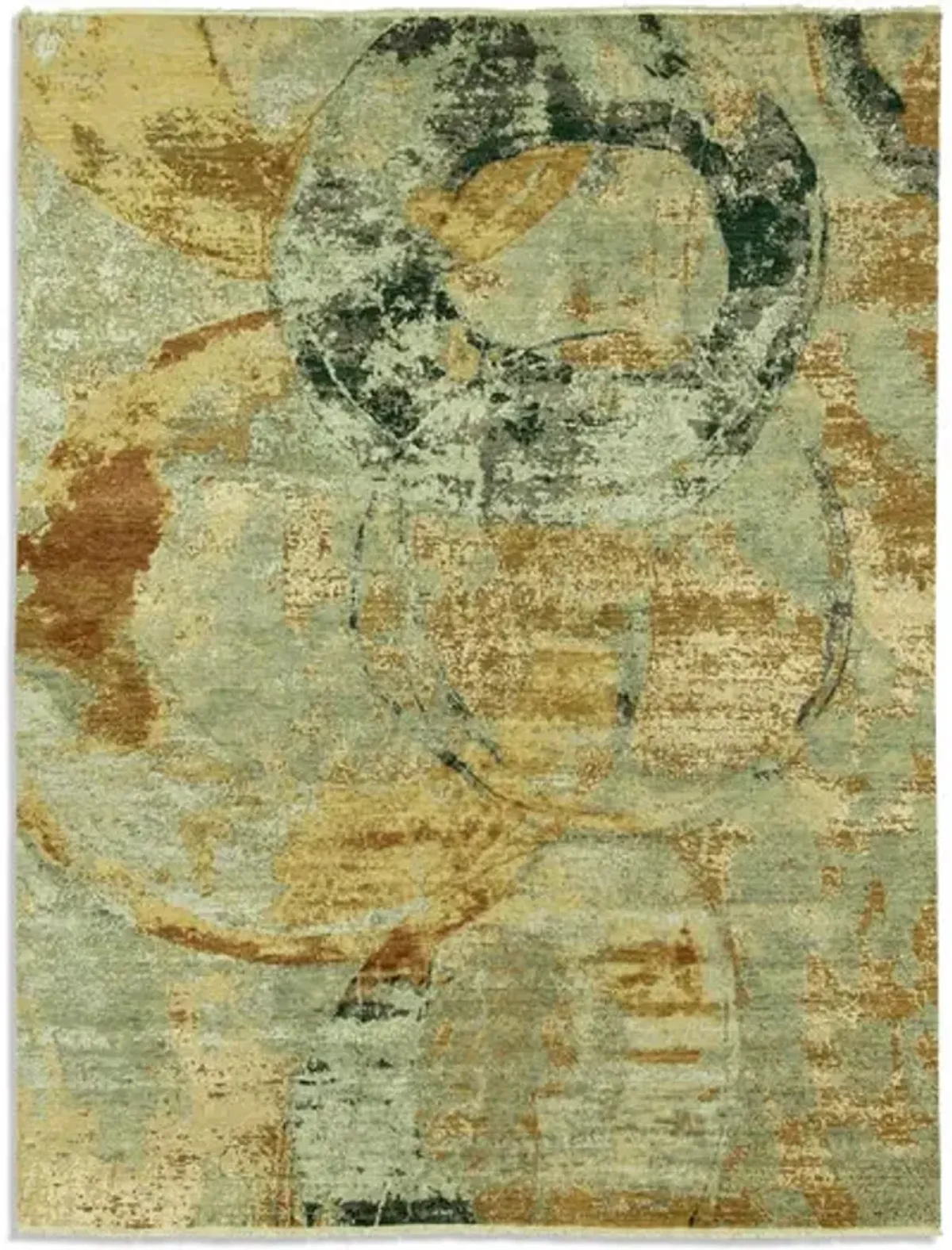 Galaxy Hand Knotted Area Rug - 8 11  X 12 4 