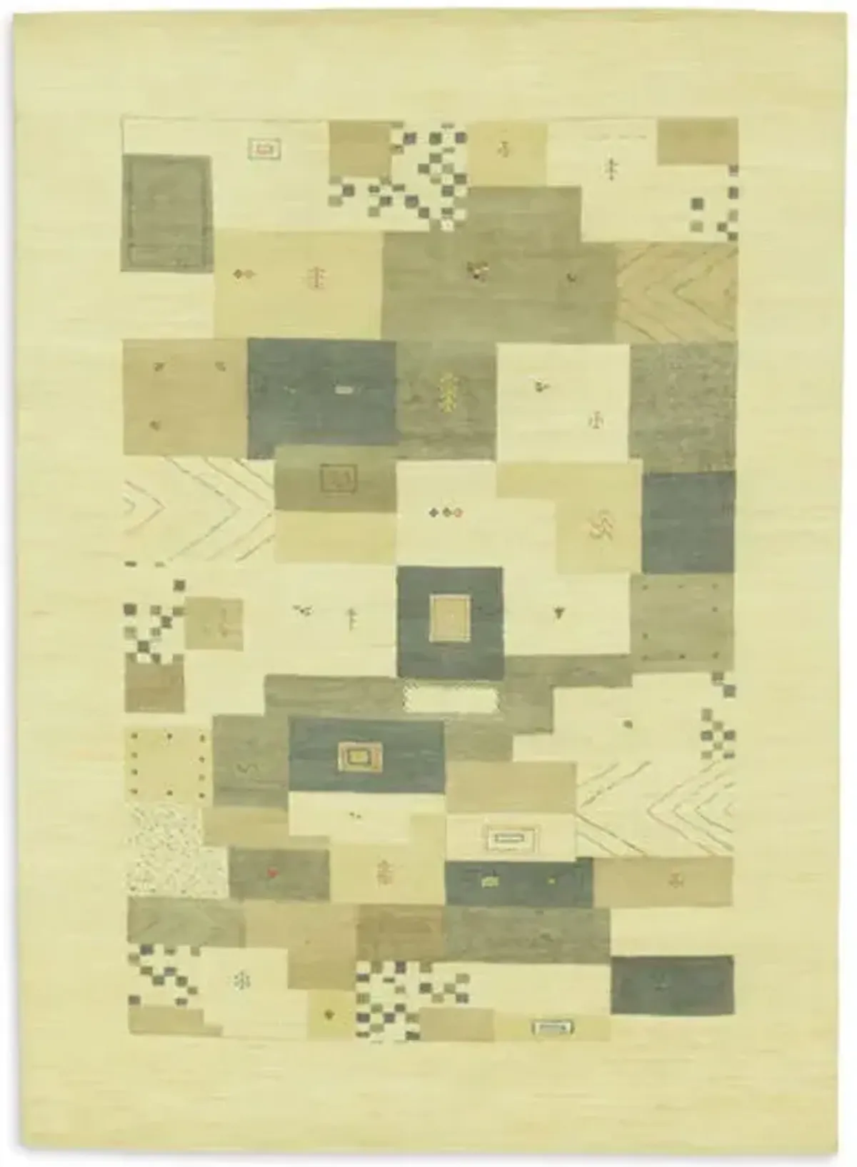 Hand Knotted Area Rug - 8 6  X 11 6 
