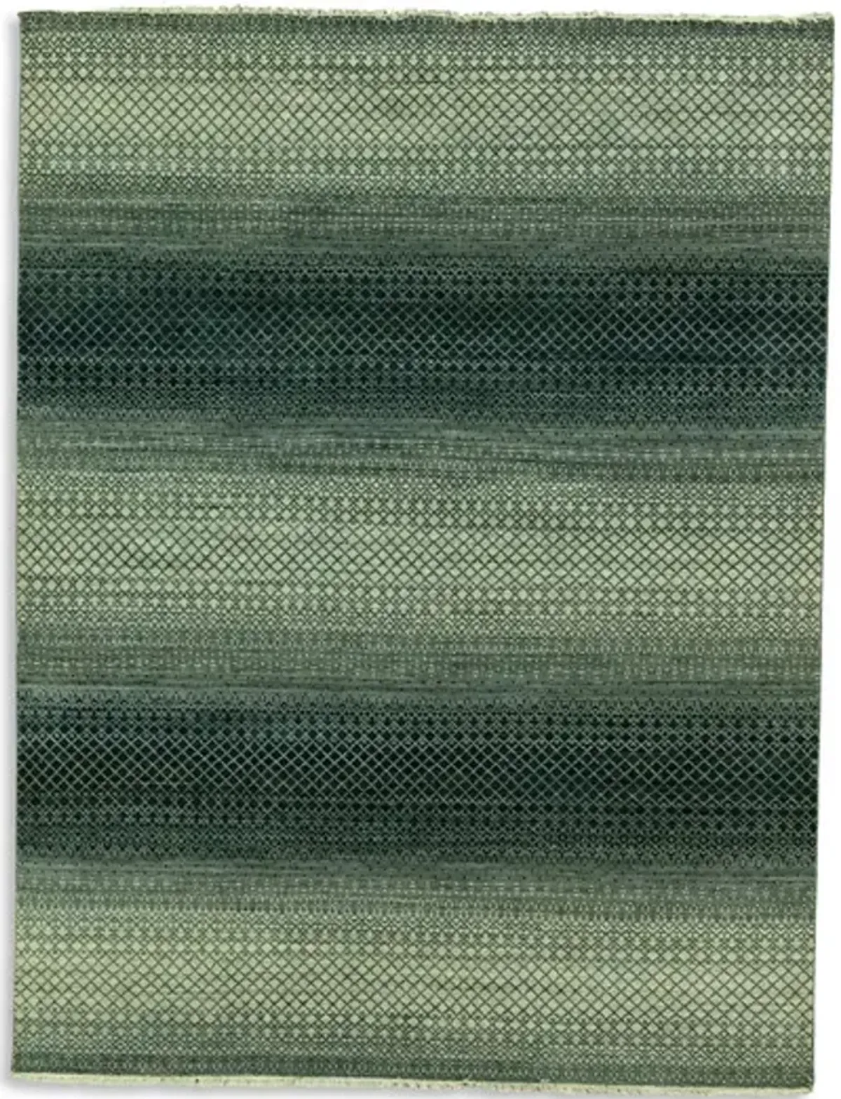Hand Knotted Area Rug - 8 10  X 11 9 