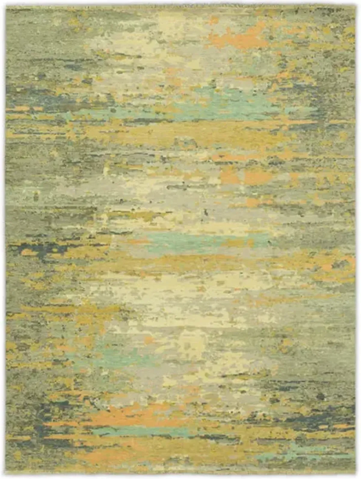 Hand Knotted Area Rug - 9 0  X 12 0 
