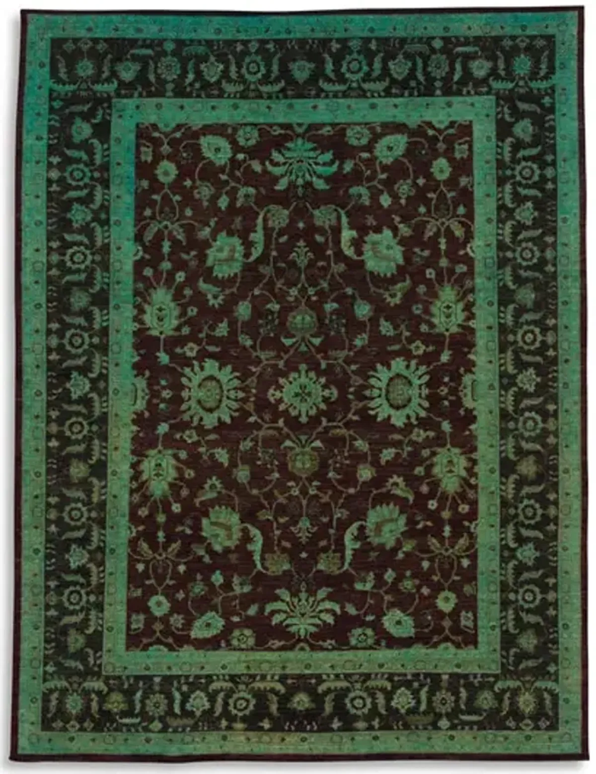 Hand Knotted 8 10  x 11 6  