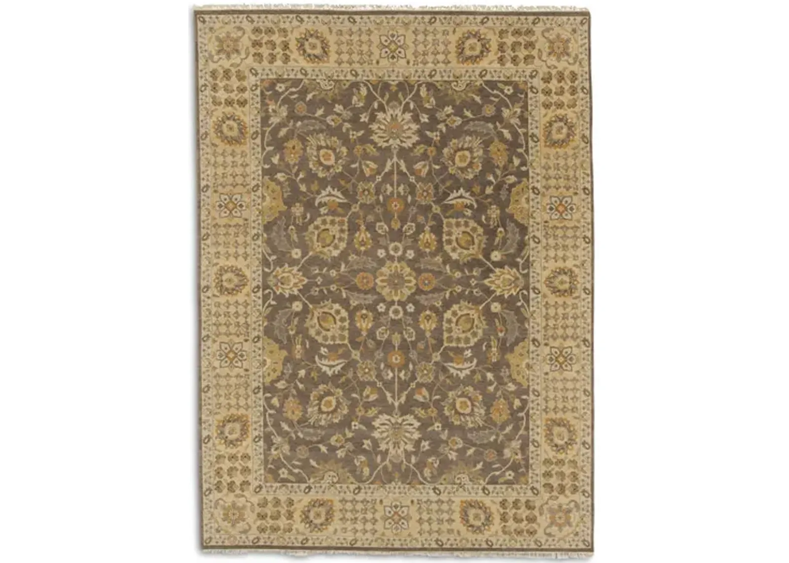 Hand Knotted Area Rug - 9 1  X 12 0 