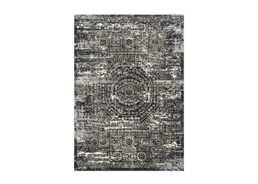 Viera Graphite Black Area Rug - 8 11  X 12 5 