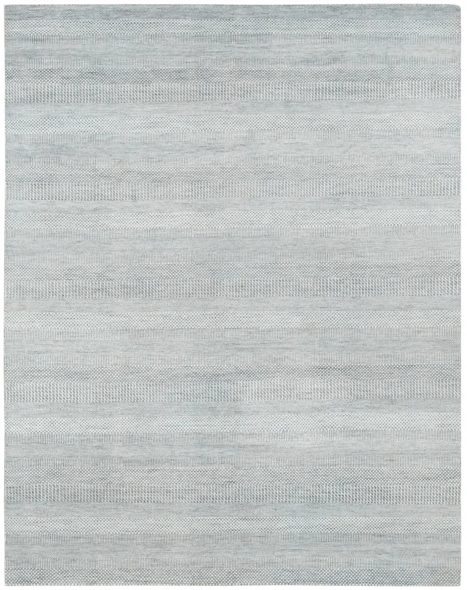 Indore Blue Silver Area Rug - 8 6  X 11 5 