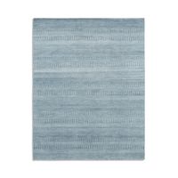 Indore Denim Blue Hand Knotted Area Rug - 8 6  X 11 5 