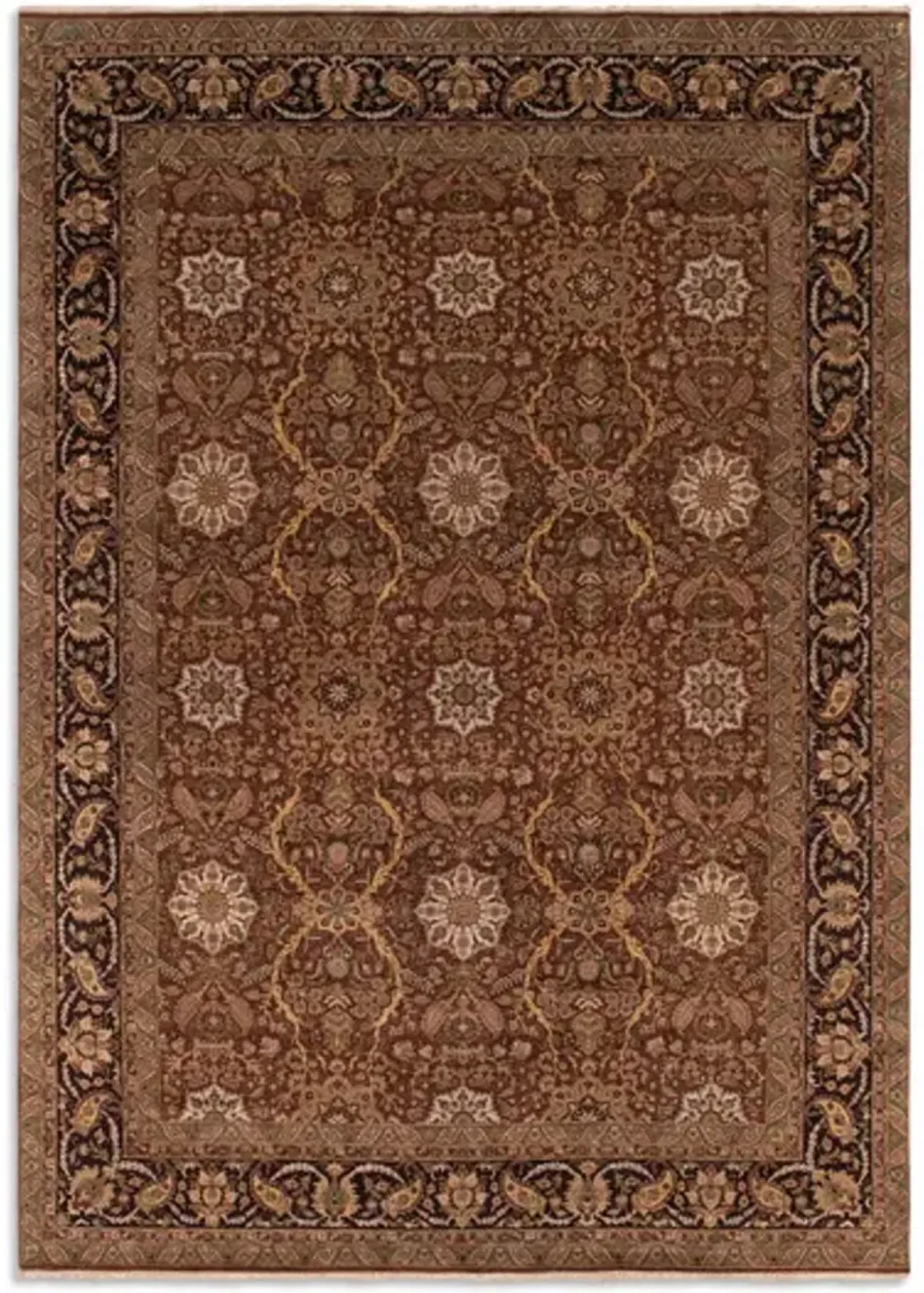 Hand Knotted Area Rug - 10 1  X 14 3 