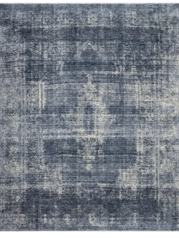Magnolia Home Kennedy Denim Denim Area Rug - 11 6  x 15 6  