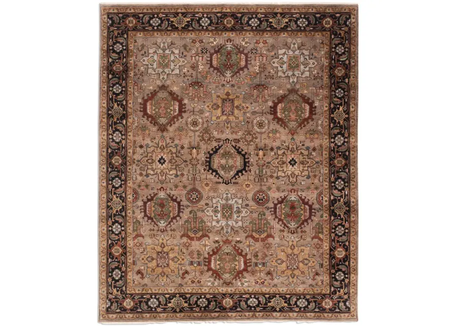 Kashi Camel Brown Area Rug - 9 6  x 13 6  