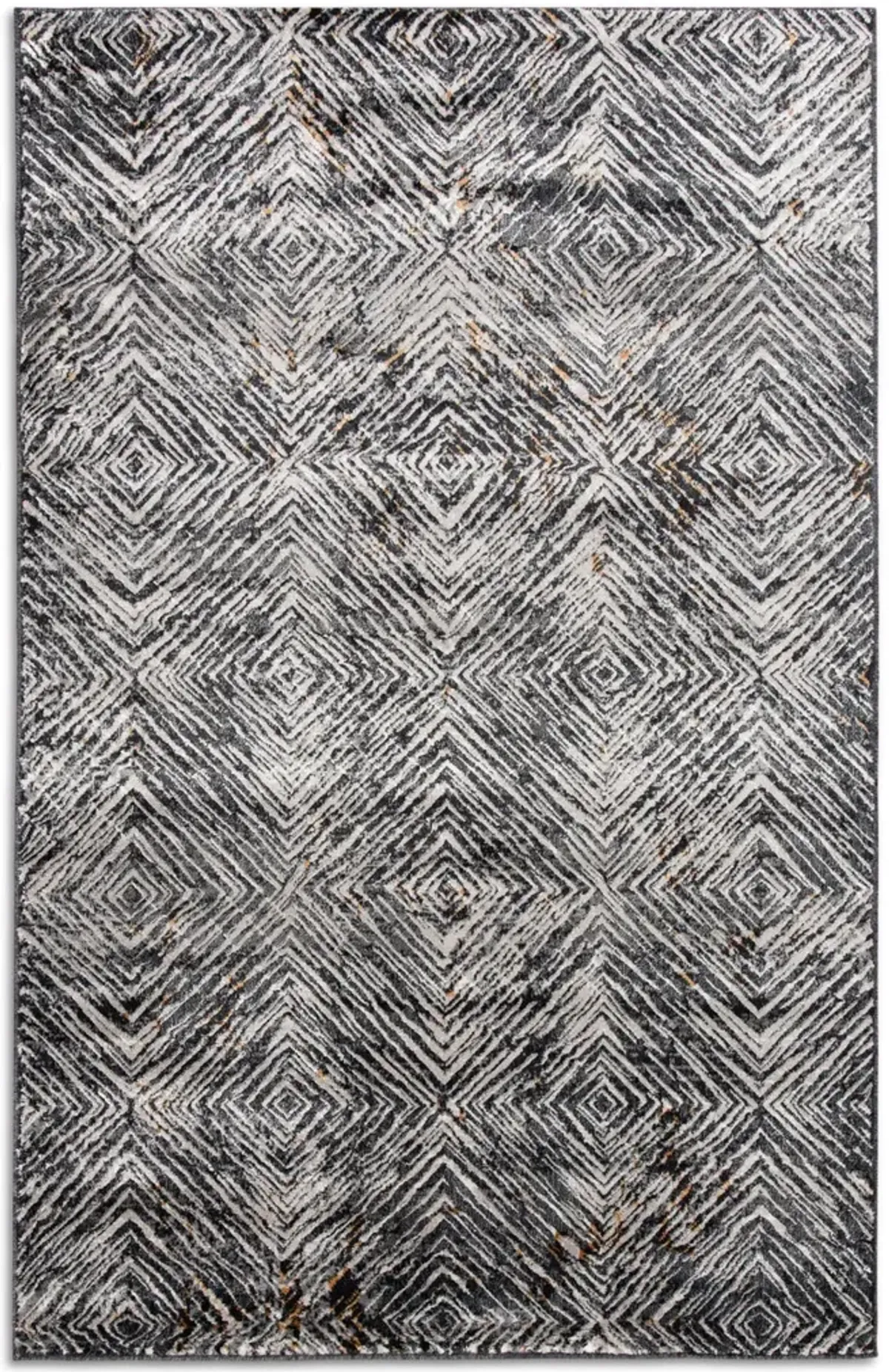 Adore Diamonds Deep Blue Whitecap - 8 8  x 11 10  Area Rug