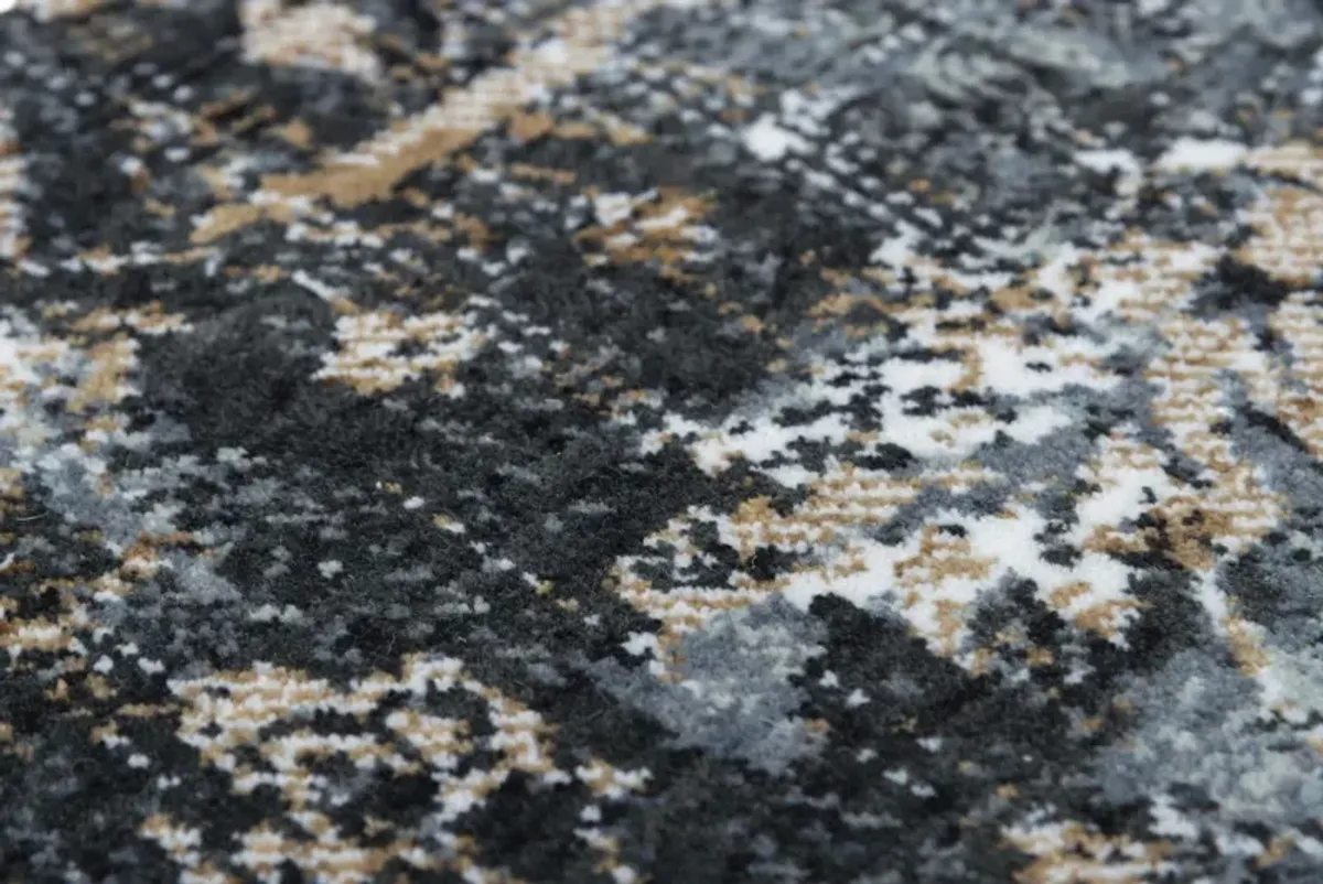 Rohan Elite Indigo Latte 9 0  x 12 0  Area Rug