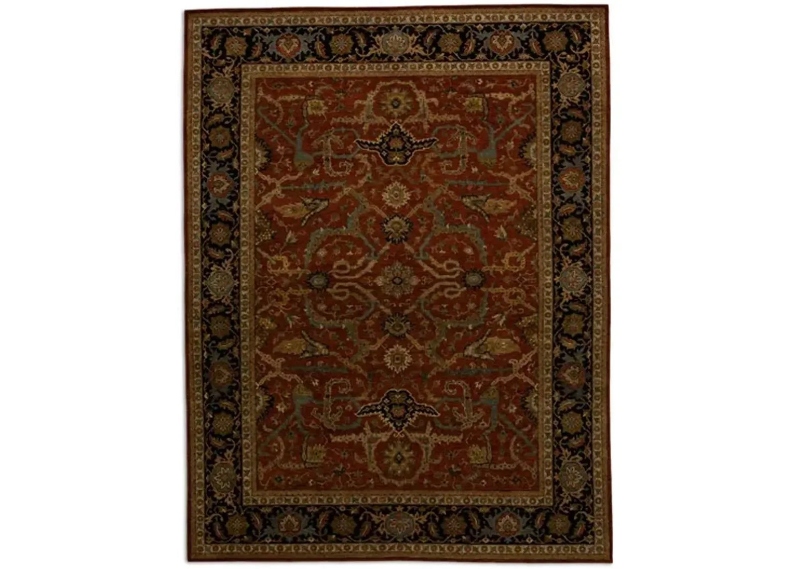 Hand Knotted 9 1  x 11 10  Area Rug