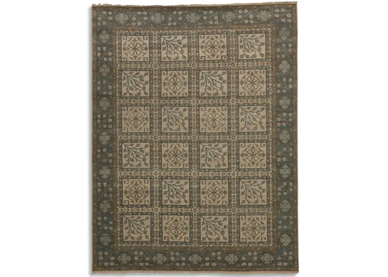 Hand Knotted 9 1  X 11 10  Area Rug