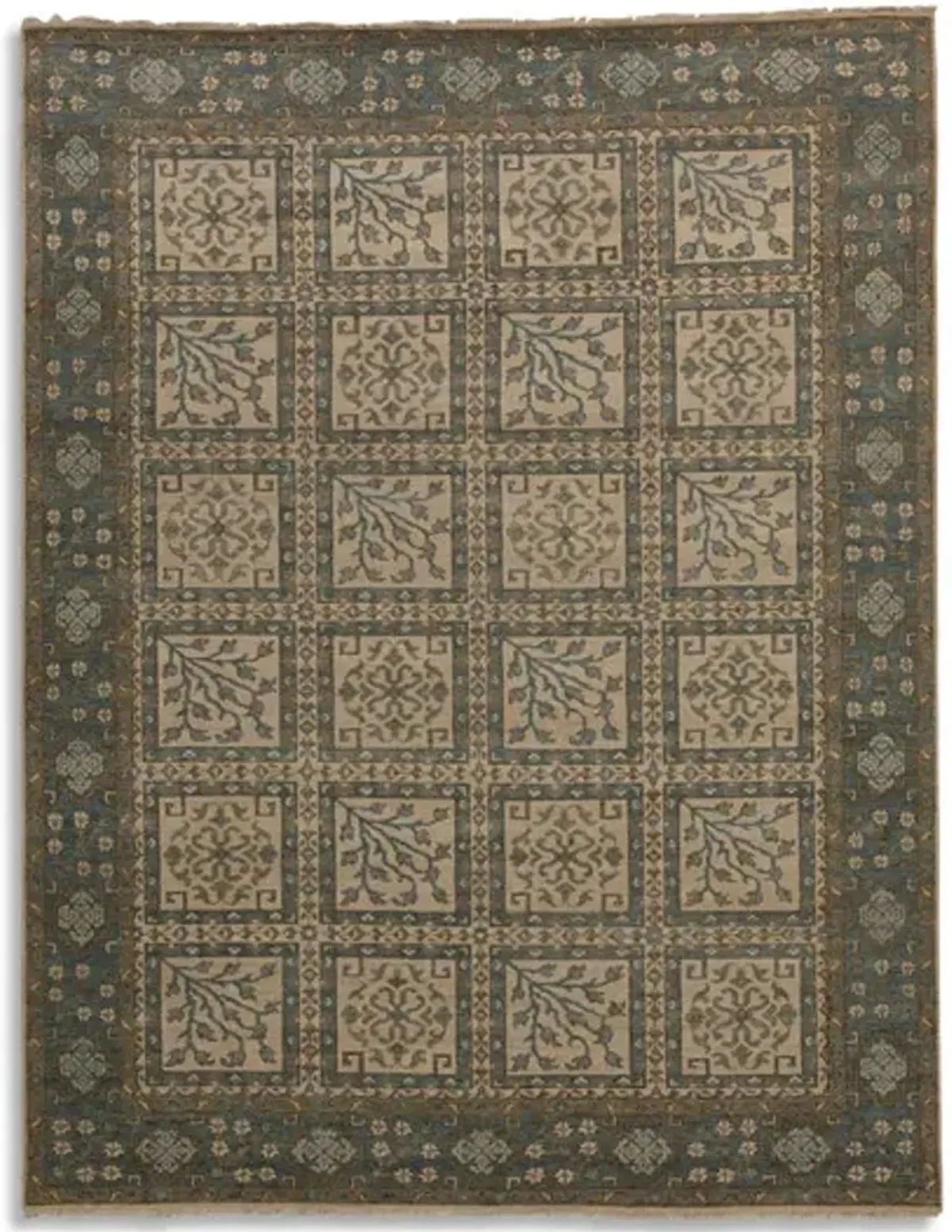 Hand Knotted 9 1  X 11 10  Area Rug