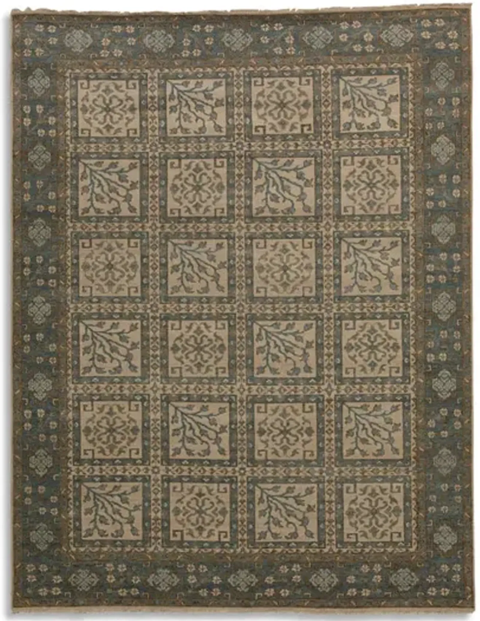 Hand Knotted 9 1  X 11 10  Area Rug