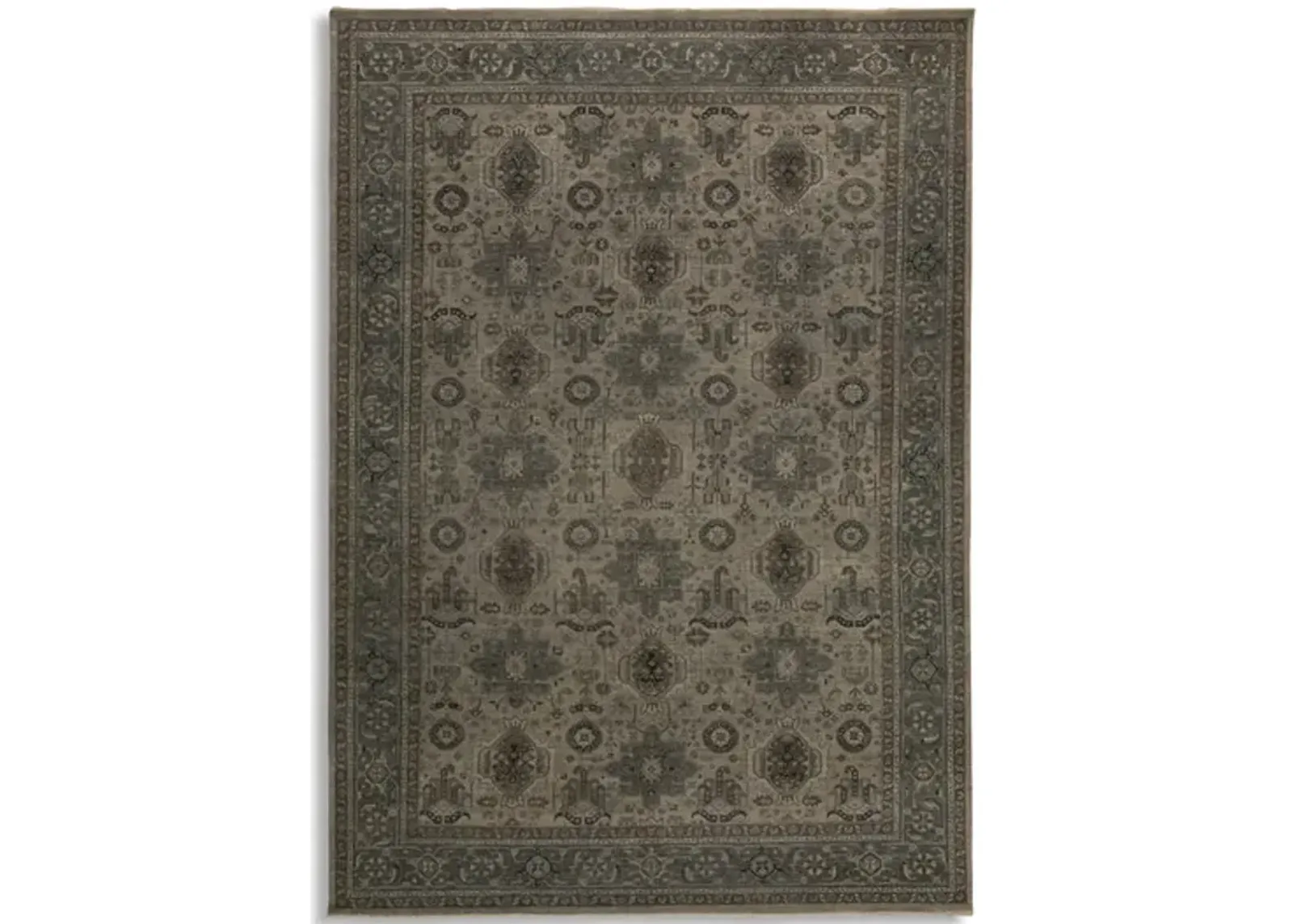 Smoked 9 10  X 13 10  Area Rug