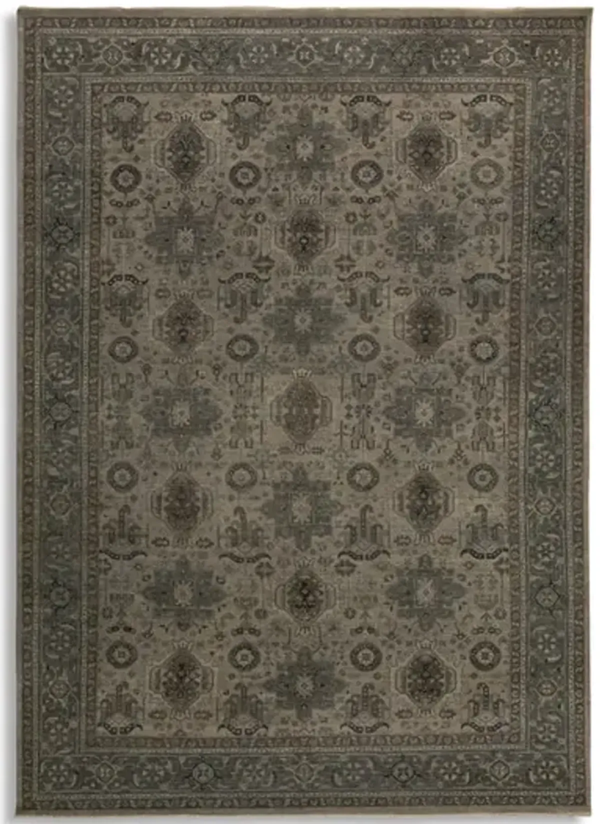 Smoked 9 10  X 13 10  Area Rug