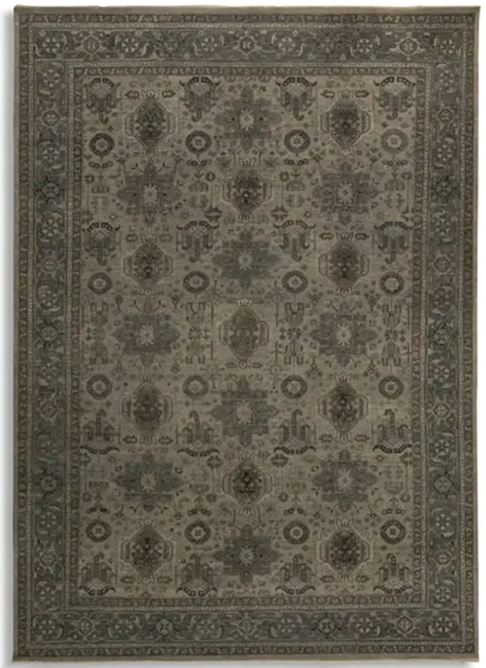 Smoked 9 10  X 13 10  Area Rug