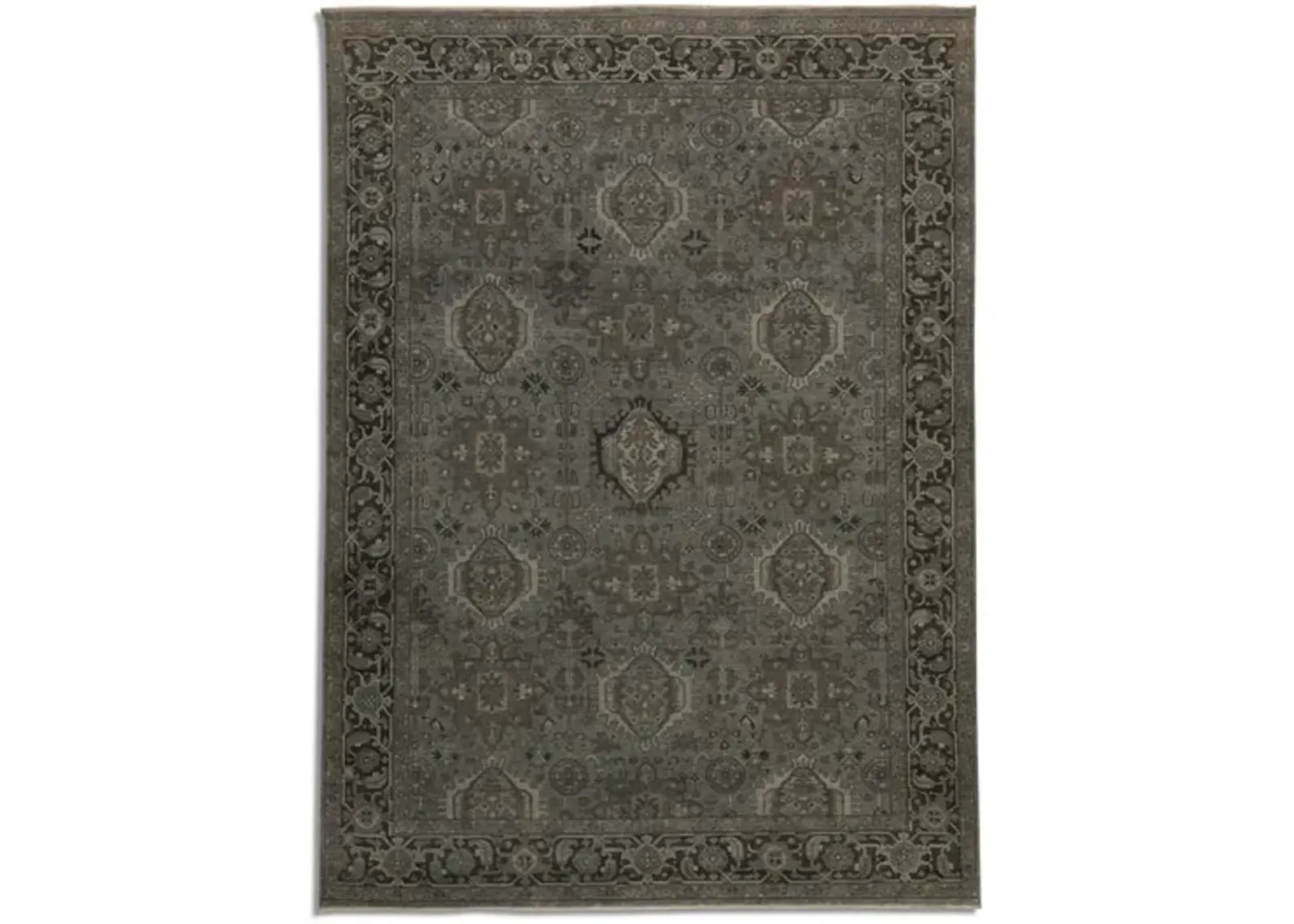 Smoked 8 10  x 12 3  Area Rug