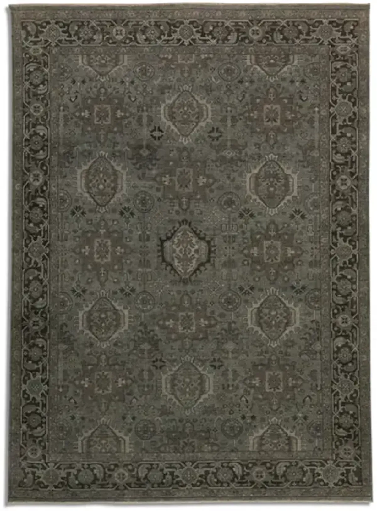 Smoked 8 10  x 12 3  Area Rug