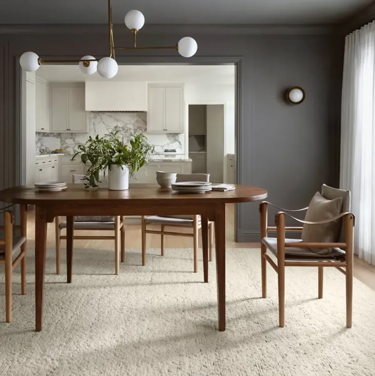 Amber Lewis Mulholland Silver Natural 8 6  x 12 0  Area Rug