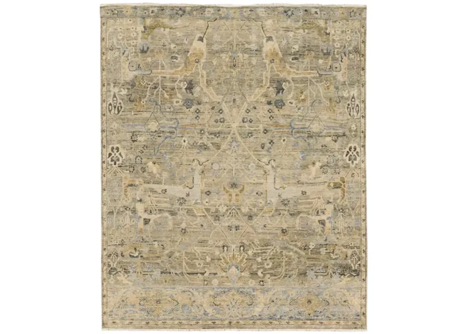 Hand Knotted 8 2  X 9 10  Area Rug