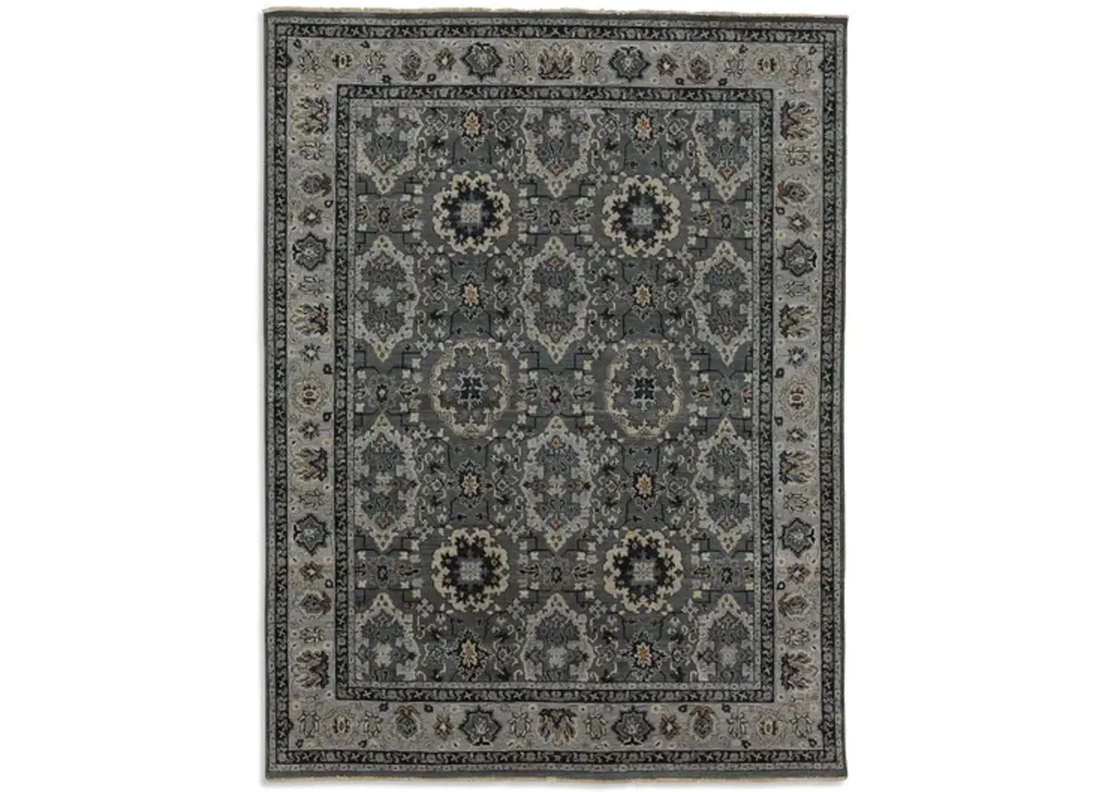 Britol Hand Knotted 9 3  x 12 1  Area Rug