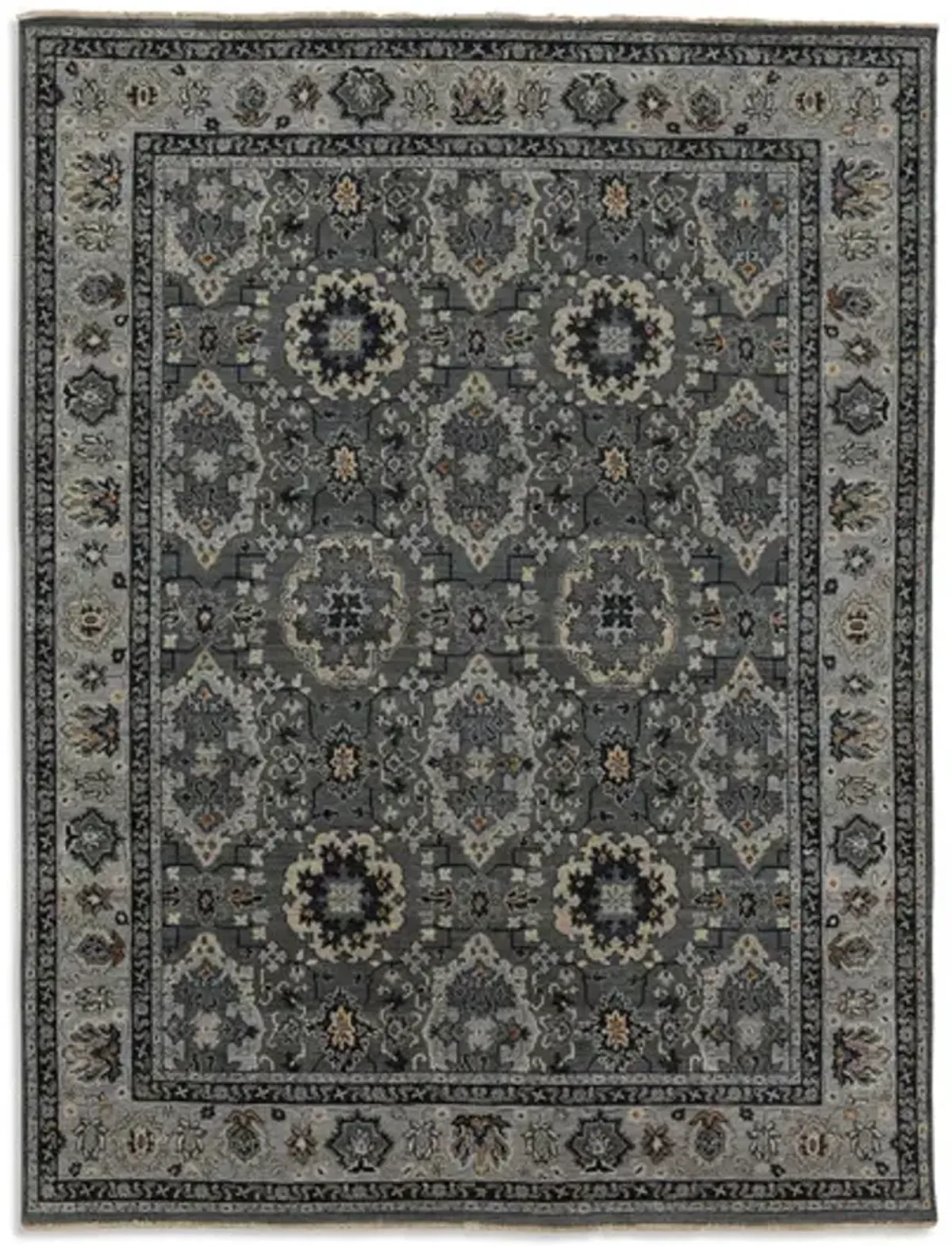 Britol Hand Knotted 9 3  x 12 1  Area Rug