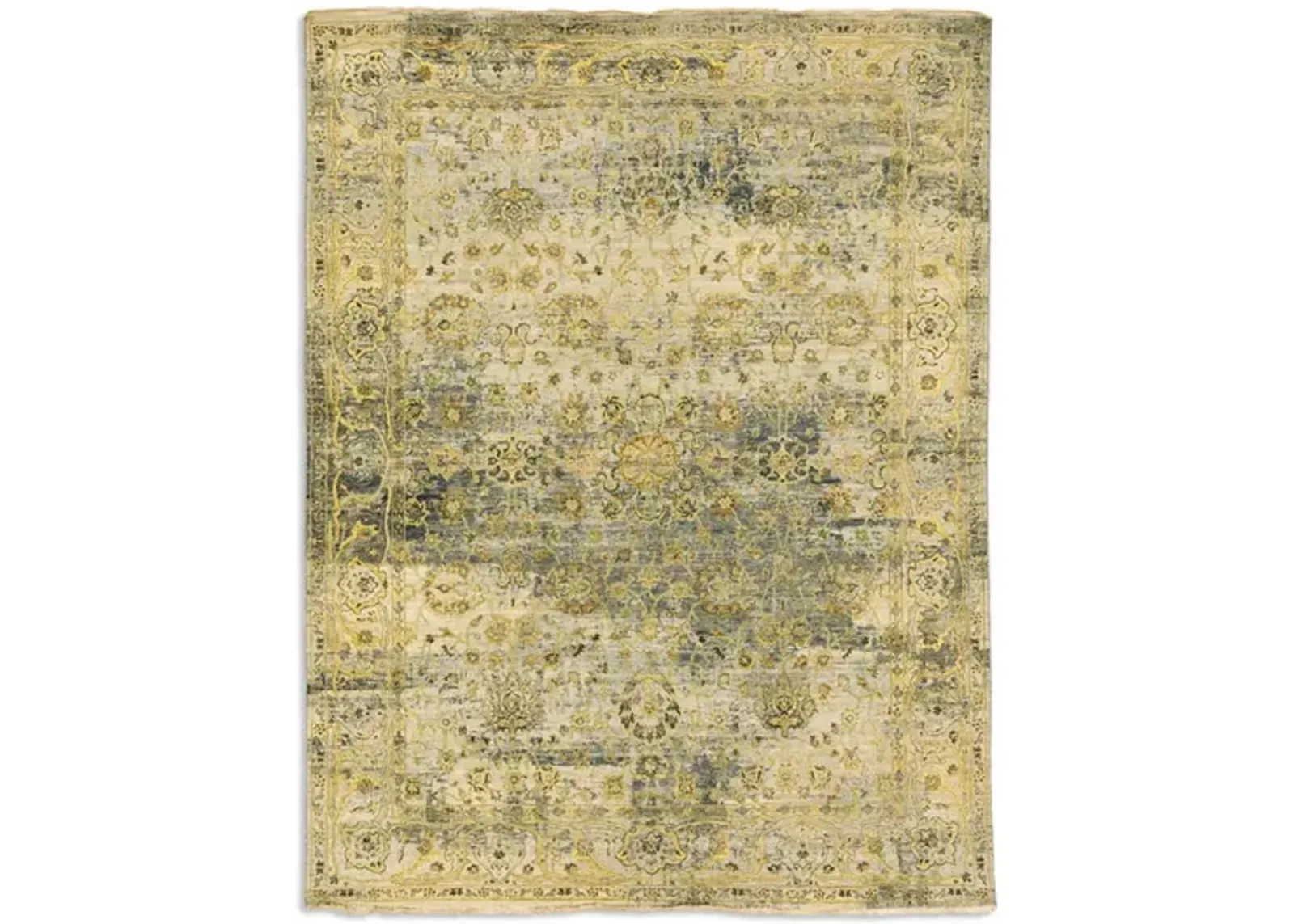 Hand Knotted 9 1  X 11 10  Area Rug