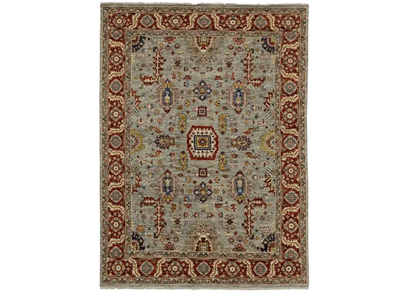 Hand Knotted - 8 6  x 11 6  Area Rug