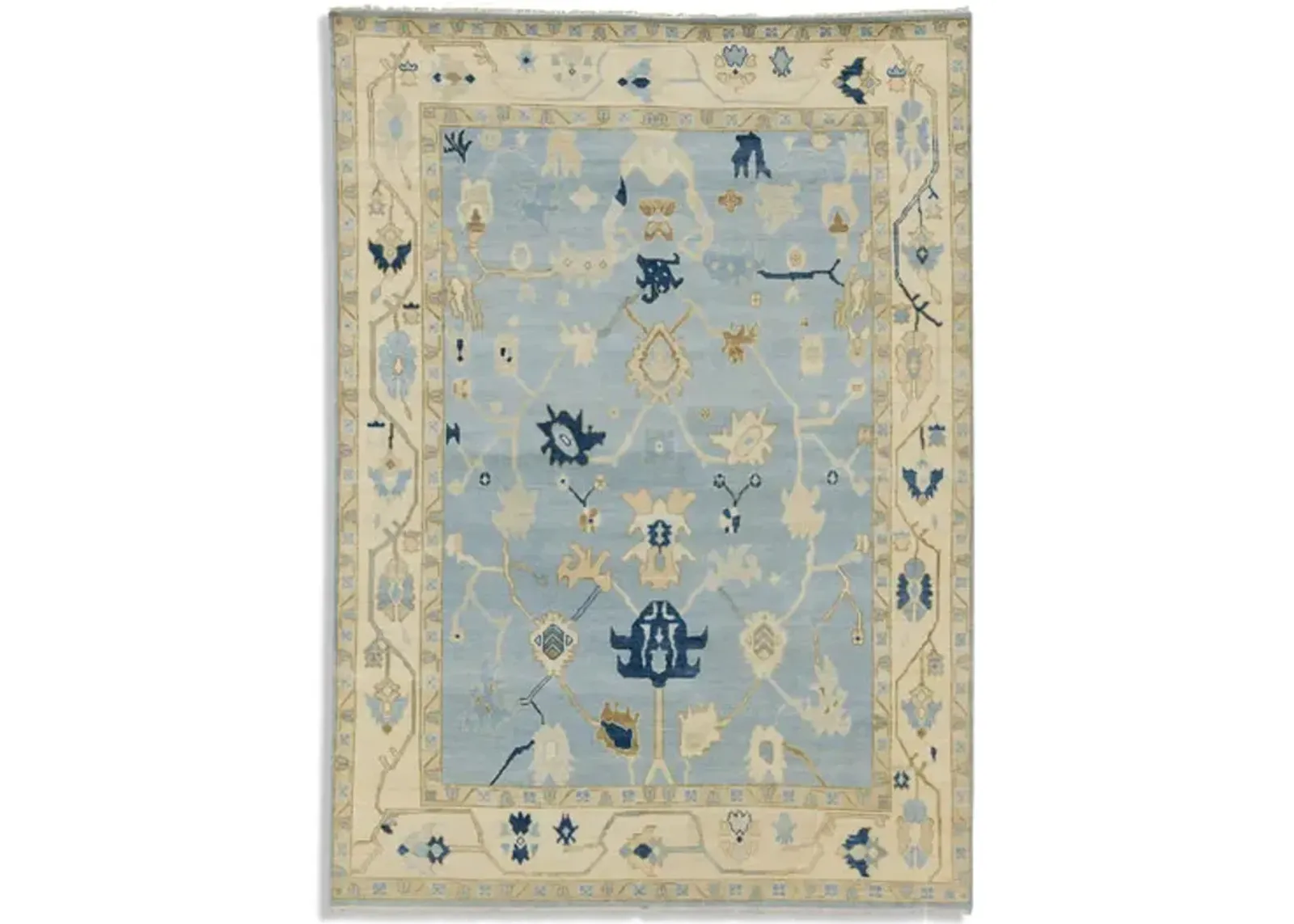 Oushak Hand Knotted 8 11  x 12 5  Area Rug