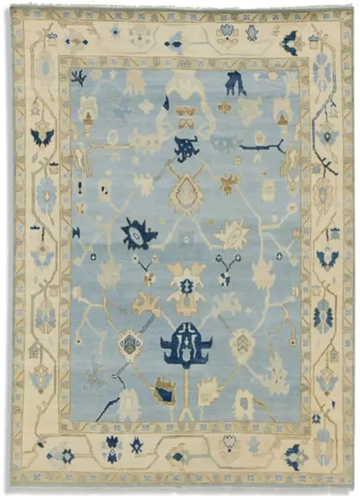 Oushak Hand Knotted 8 11  x 12 5  Area Rug